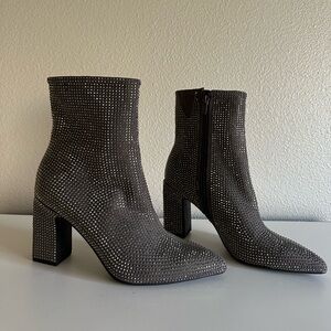 A new day rhinestone booties